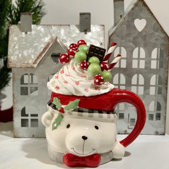 Handmade Mug Topper with Mug. - Picture 1 of 2